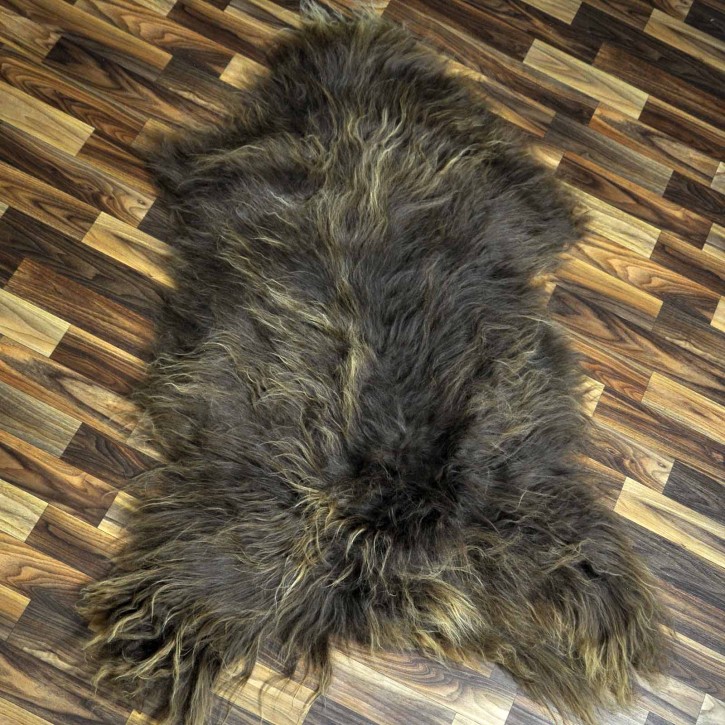 XXXL ÖKO Island Schaffell Lammfell rost braun 130x80 Krampus #8538 XXXL ÖKO Island Schaffell Lammfell rost braun 130x80 Krampus #8538