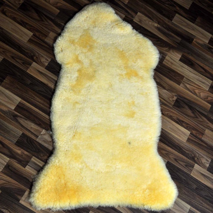 XL ÖKO Schaffell medizinisches Fell 115x70 Auflage Bett Lammfell #8561