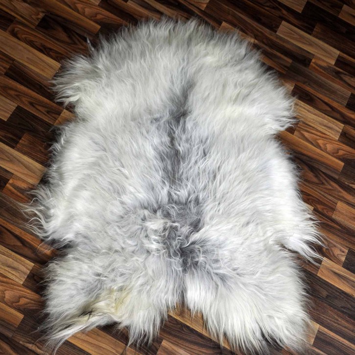 XL ÖKO Island Schaffell grau beige 110x80 #8624
