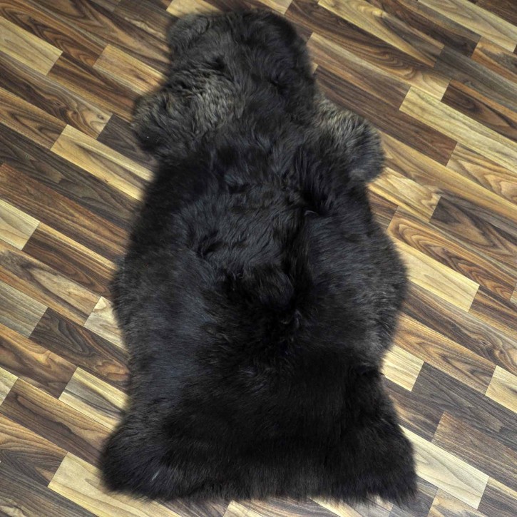 ÖKO Schaffell Lammfell braun 100x60 Hundebett #8666