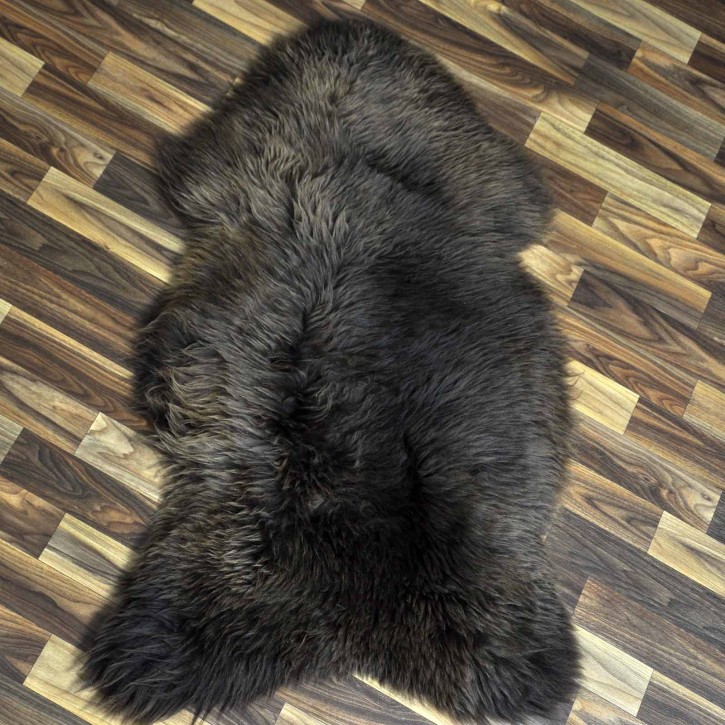 ÖKO Schaffell Lammfell braun 100x60 Stuhl Auflage #8669