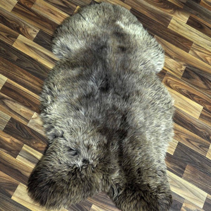 ÖKO Schaffell Lammfell braun 95x65 Stuhl Auflage #8670