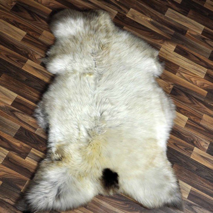 XL ÖKO Schaffell Lammfell beige braun 115x75 Kamin Fell #8700