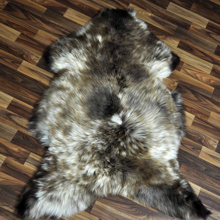 XXL ÖKO Schaffell Lammfell beige braun 120x75 Sheepskin #8706
