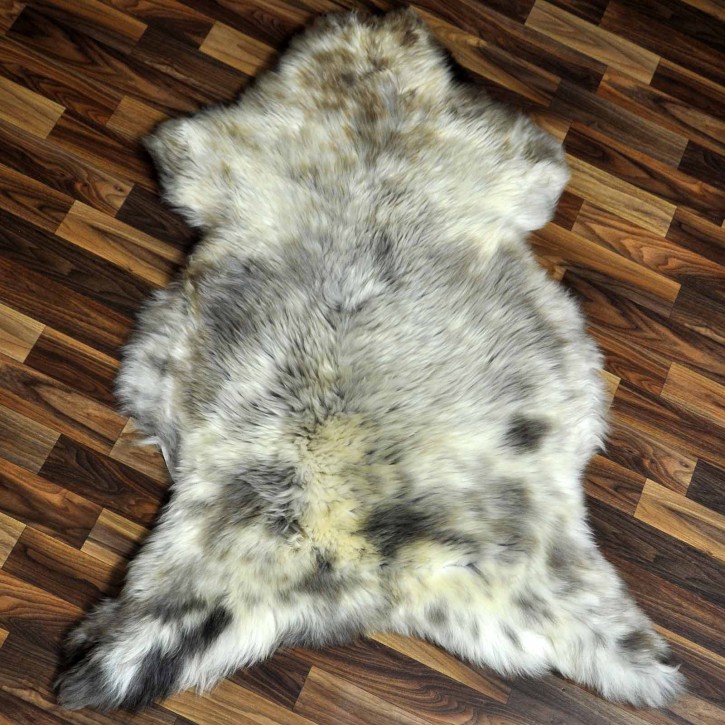 XL ÖKO Schaffell Lammfell beige braun 115x80 Kamin Fell #8708