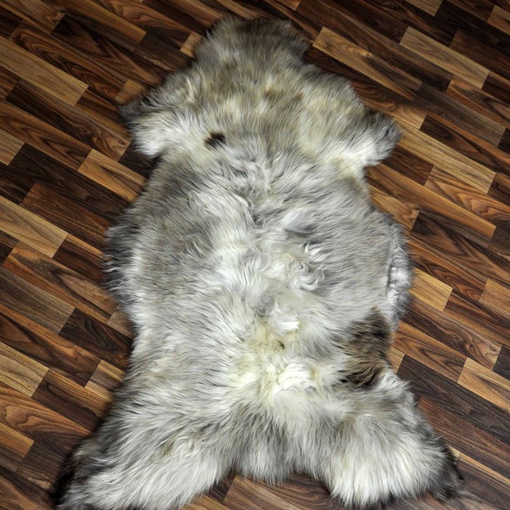 XXL ÖKO Schaffell Lammfell beige braun 120x80 Sheepskin #8712