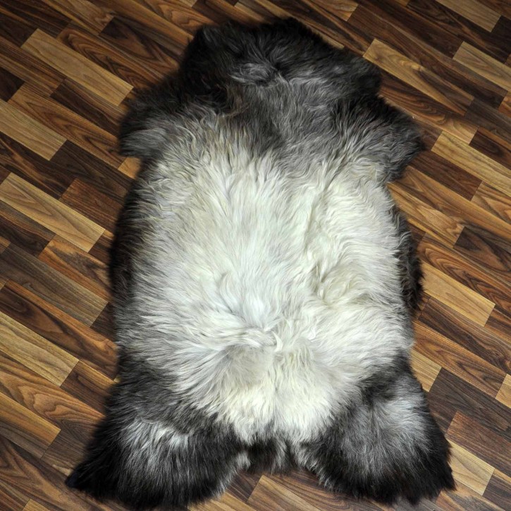 XXL ÖKO Schaffell Lammfell beige braun 120x70 Sheepskin #8721