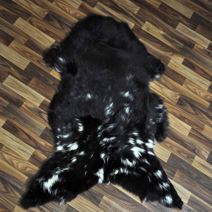 XL ÖKO Schaffell Lammfell braun beige 115x75 Kamin Fell #8742