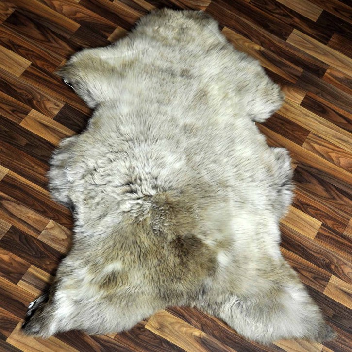 XL ÖKO Schaffell Lammfell beige braun 115x75 Sheepskin #8785