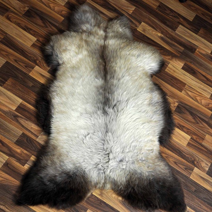 XXL ÖKO Schaffell Lammfell beige braun 120x75 Sheepskin #8797