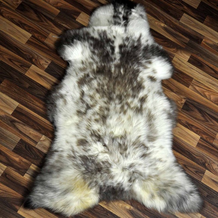 XXL ÖKO Schaffell Lammfell beige braun 120x75 Sheepskin #8798