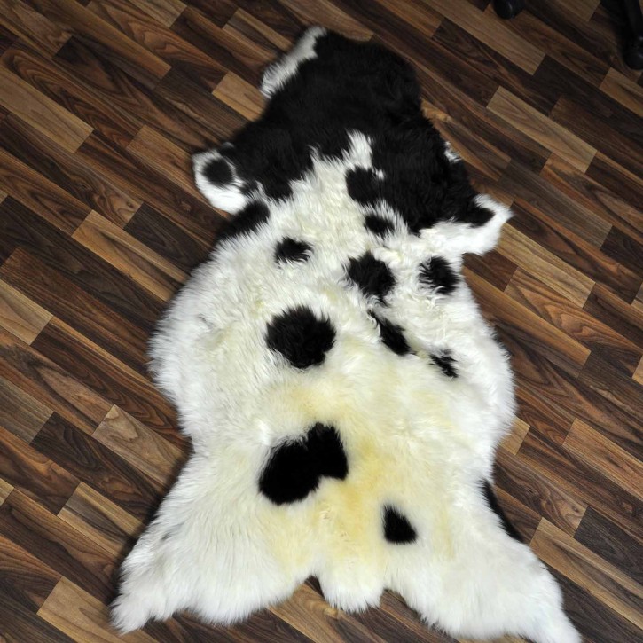 XXL ÖKO Schaffell Lammfell beige braun 120x75 Sheepskin #8834