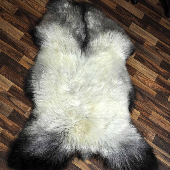 XXXL ÖKO Schaffell Lammfell beige braun 130x85 Sheepskin #8839