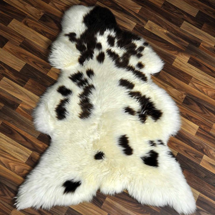 XXL ÖKO Schaffell Lammfell beige braun 125x85 Sheepskin #8966
