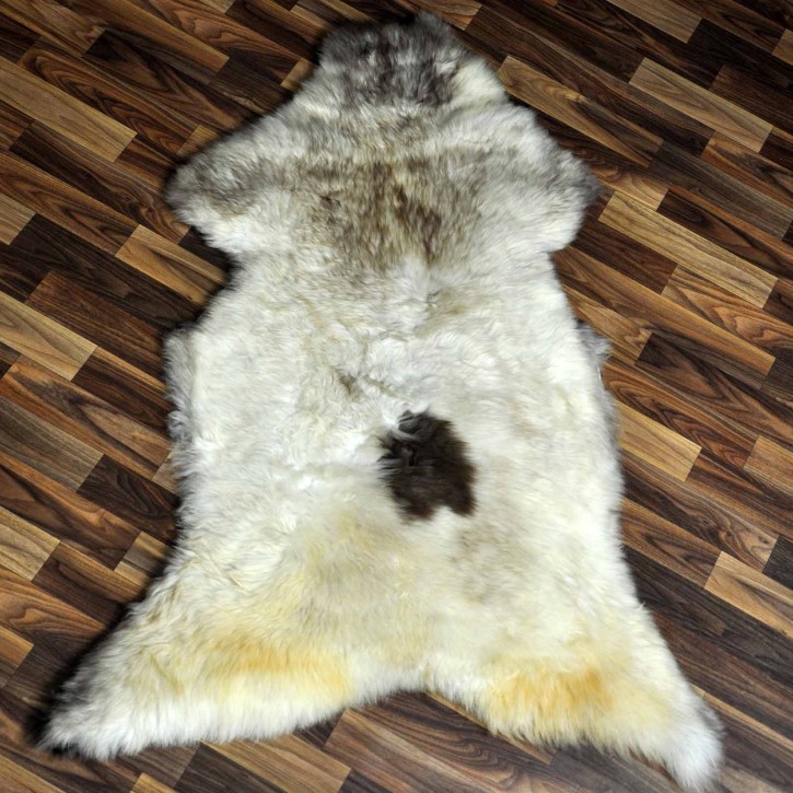 XXL ÖKO Schaffell Lammfell beige braun 120x75 Sheepskin #8967