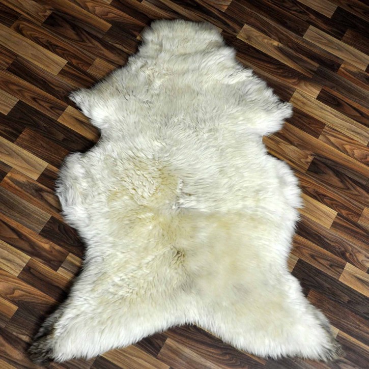XL ÖKO Schaffell Lammfell beige braun 115x80 Sheepskin #8969