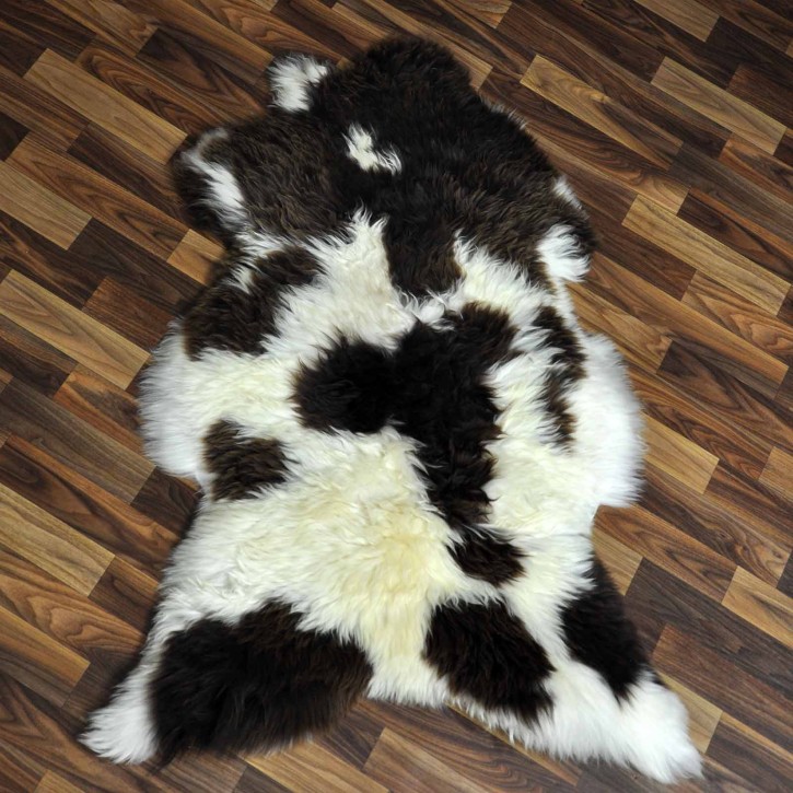 XXL ÖKO Schaffell Lammfell beige braun 120x80 Sheepskin #8976