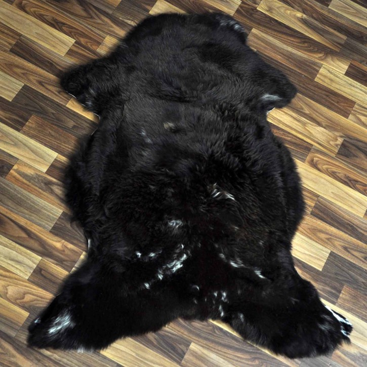 ÖKO Schaffell Lammfell braun beige 105x80 Sheepskin #8996