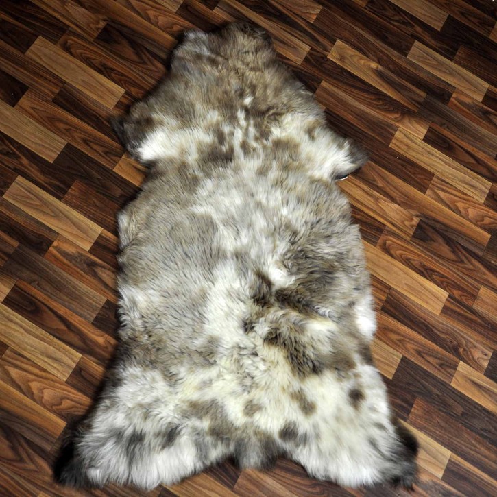 XXL ÖKO Schaffell Lammfell beige braun 120x80 Sheepskin #9001