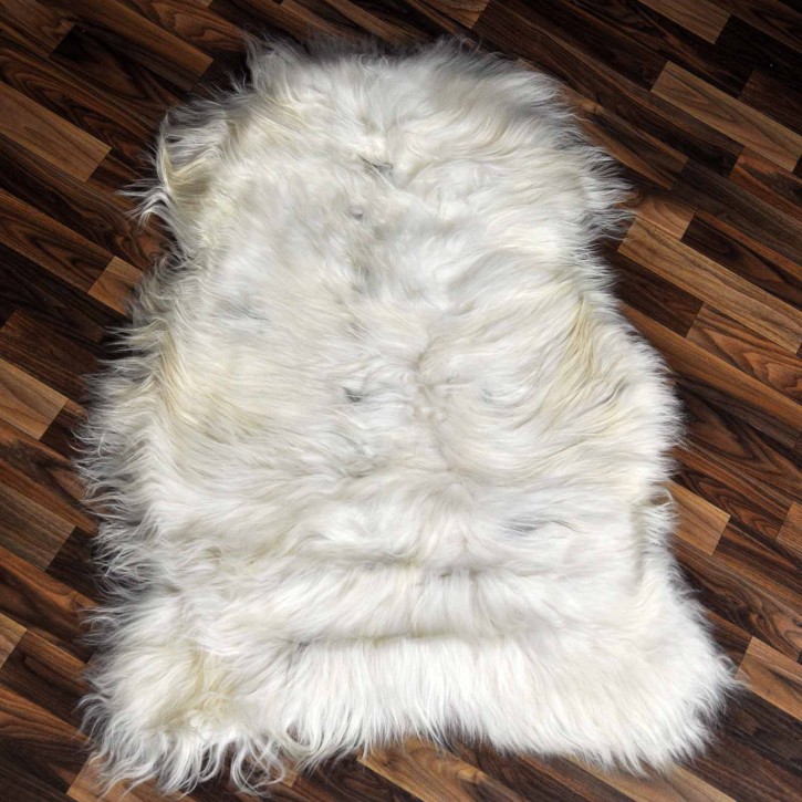 ÖKO Island Schaffell beige schwarzbraun 105x75 #9047