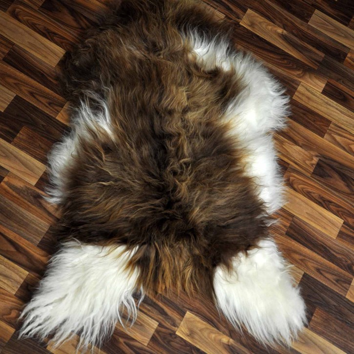 XL ÖKO Island Schaffell beige braun 110x70 #9054