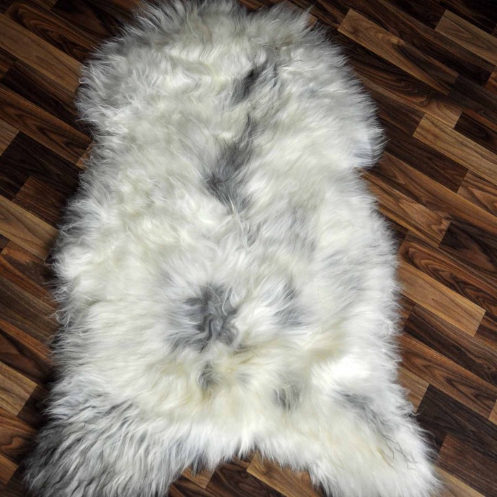 XL ÖKO Island Schaffell grau beige 110x70 #9057