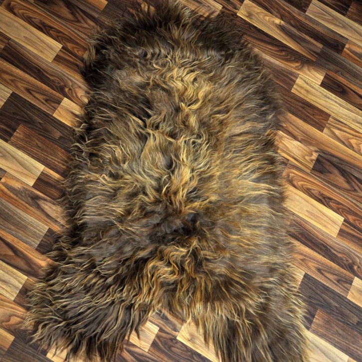 ÖKO Island Schaffell rost braun 105x70 basteln #9068
