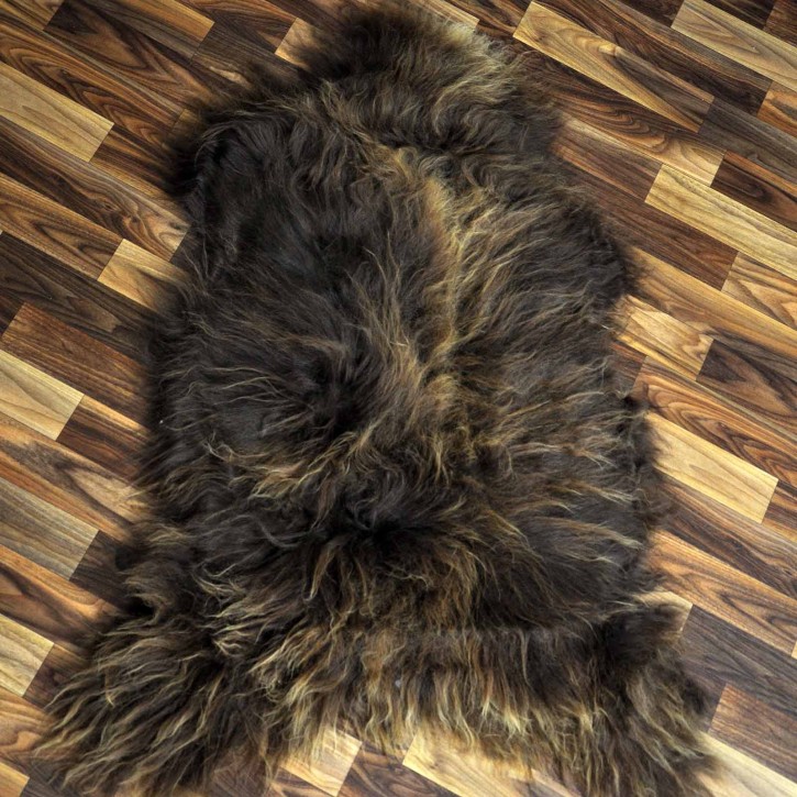 ÖKO Island Schaffell rost braun 105x70 basteln #9069