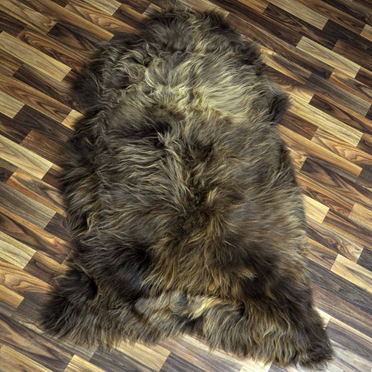 XXL ÖKO Island Schaffell rost braun 125x75 basteln #9077
