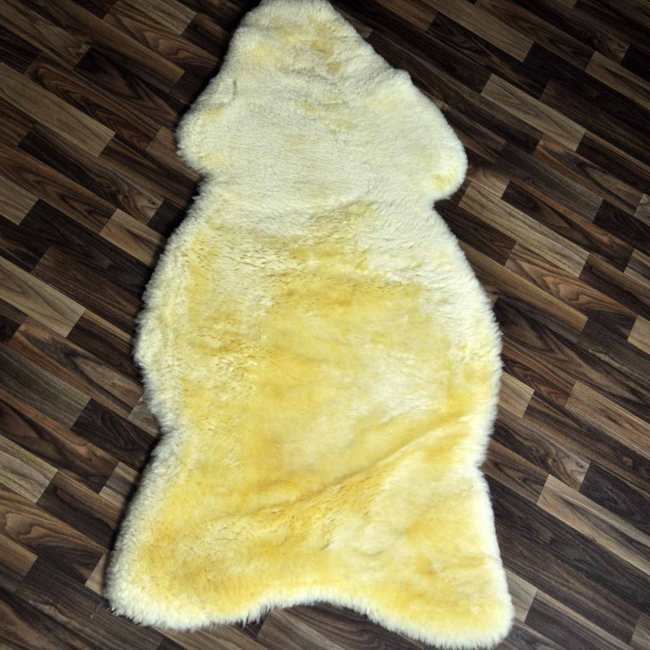 XXXL ÖKO Schaffell medizinisches Fell 130x70 Auflage riesig merino #9152