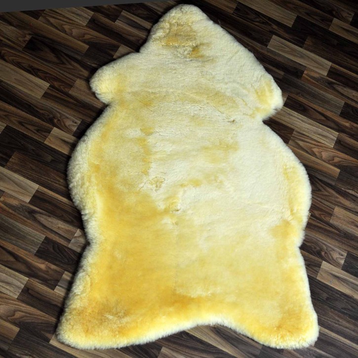 XXL ÖKO Schaffell medizinisches Fell 125x80 Auflage Bett merino #9156