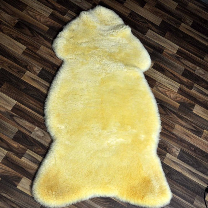 XXXL ÖKO Schaffell medizinisches Fell 135x75 Auflage riesig merino #9164