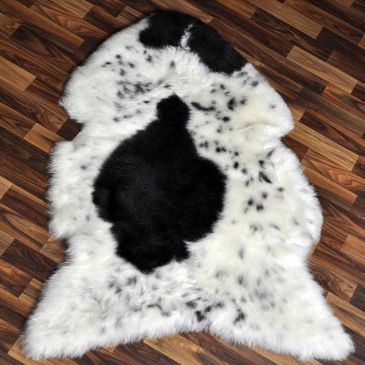 XXL ÖKO Lammfell Schaffell Fell beige schwarzbraun 120x85 geschoren #9172 XXL ÖKO Lammfell Schaffell Fell beige schwarzbraun 120x85 geschoren #9172