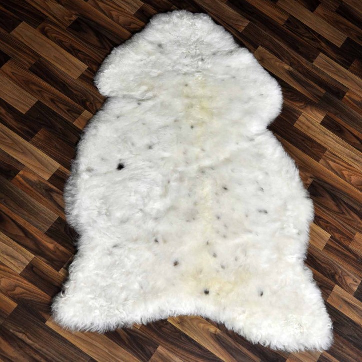 XXL ÖKO Lammfell Schaffell Fell beige braun 120x80 geschoren #9190