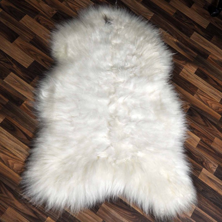 XXL ÖKO Island Schaffell creme weiß braun 120x80 #9213