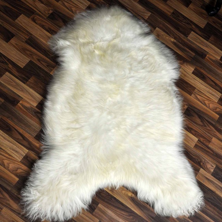 XXL ÖKO Island Schaffell creme weiß 125x80 Krampus #9221