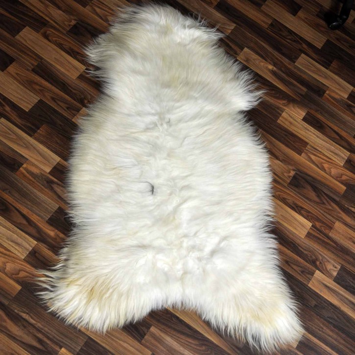 XXL ÖKO Island Schaffell creme weiß braun 125x70 #9224
