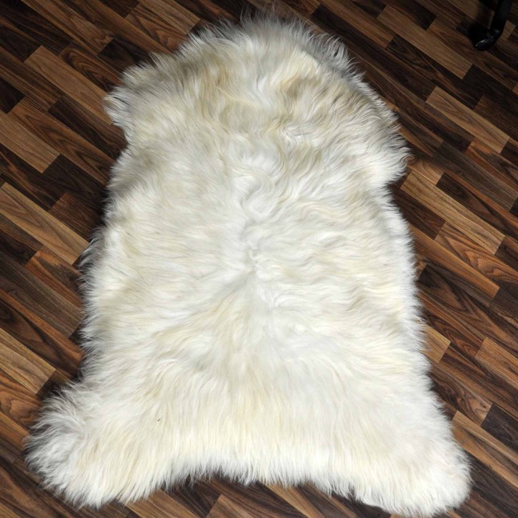 XXXL ÖKO Island Schaffell creme weiß 130x80 Rugs #9229