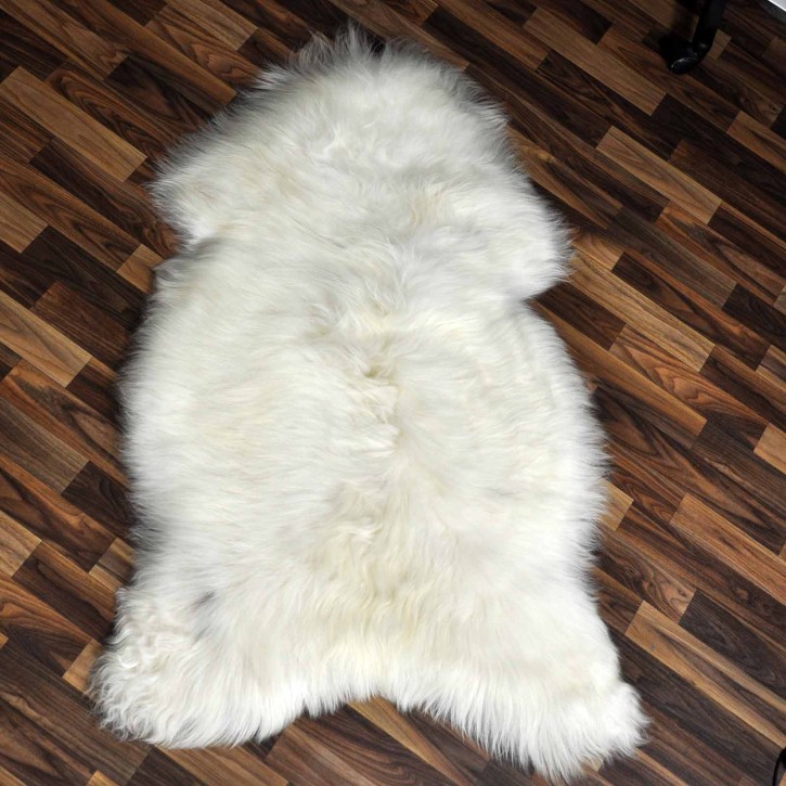 XXL ÖKO Island Schaffell creme weiß braun 120x75 #9232