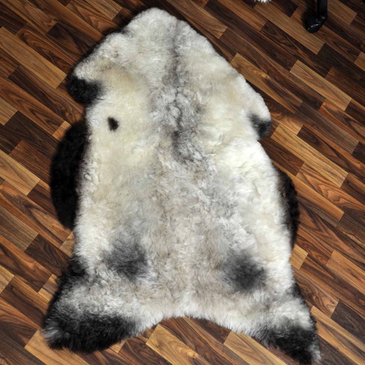 XL ÖKO Lammfell Schaffell Fell beige braun 115x80 geschoren #9239