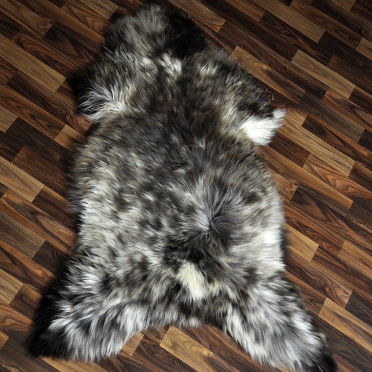 XXL ÖKO Schaffell Lammfell beige braun 120x80 Couch Auflage #9381