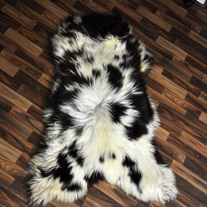 XXXL ÖKO Schaffell Lammfell beige braun 130x85 groß #9387