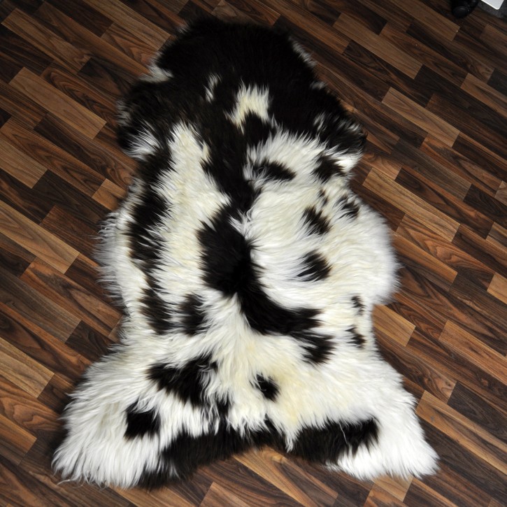 XXXL ÖKO Schaffell Lammfell beige braun 130x85 groß #9388