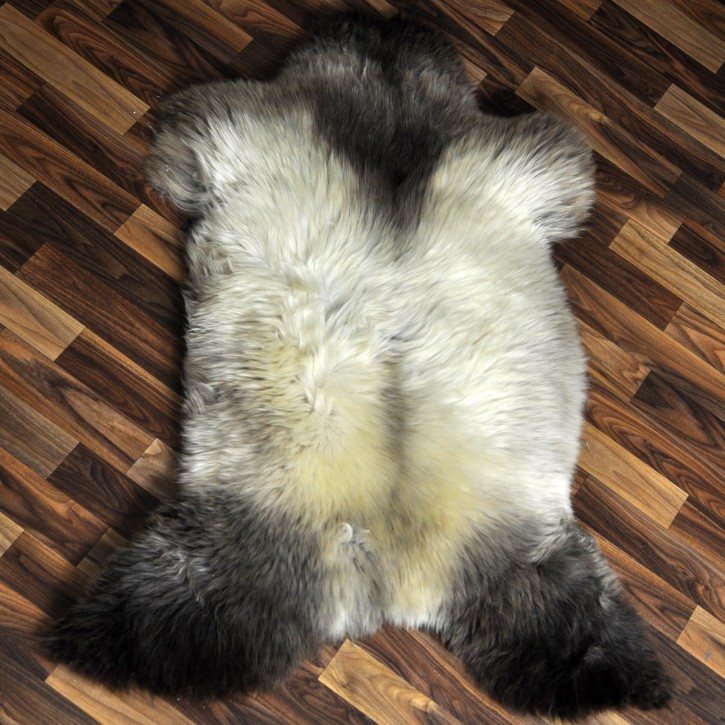 XL ÖKO Schaffell Lammfell beige braun 115x75 Couch Auflage #9390