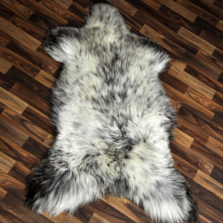 XXL ÖKO Schaffell Lammfell beige braun 120x80 Couch Auflage #9403