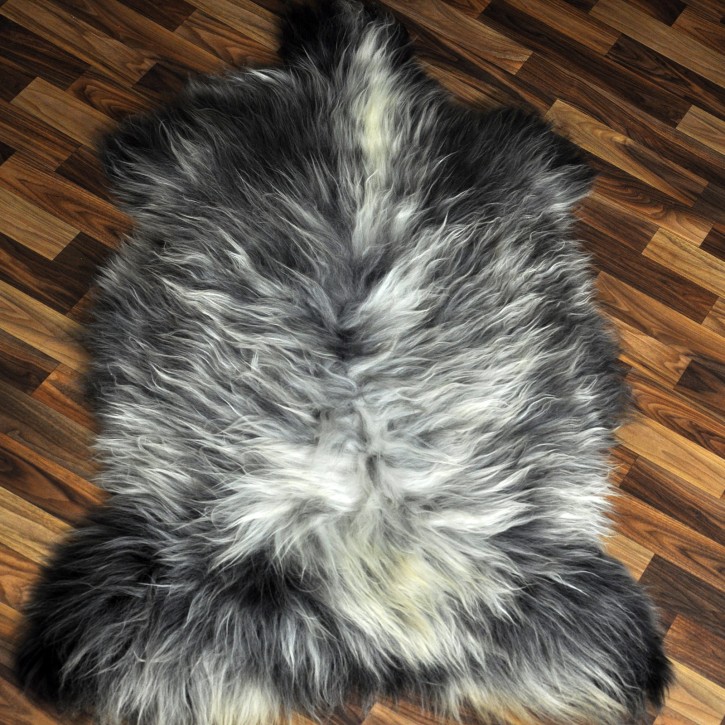 XXXL ÖKO Schaffell Lammfell beige braun 130x85 groß #9416