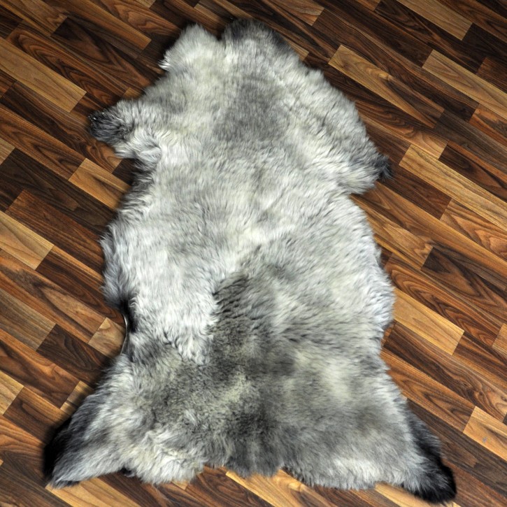 XL ÖKO Schaffell Lammfell beige braun grau 110x75 Couch Auflage #9441
