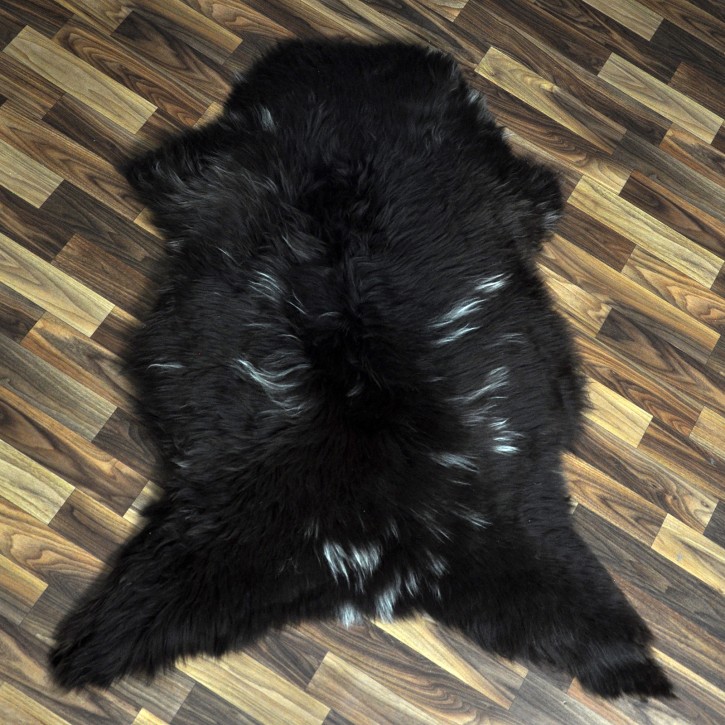 XL ÖKO Schaffell Lammfell braun beige 115x80 Sheepskin #9461