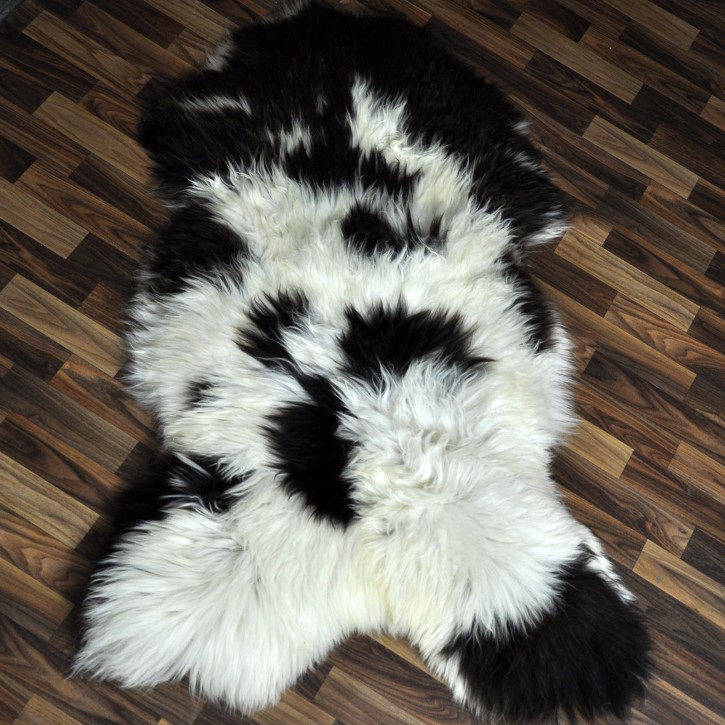 XXXL ÖKO Schaffell Lammfell beige braun 135x85 groß Kamin #9484