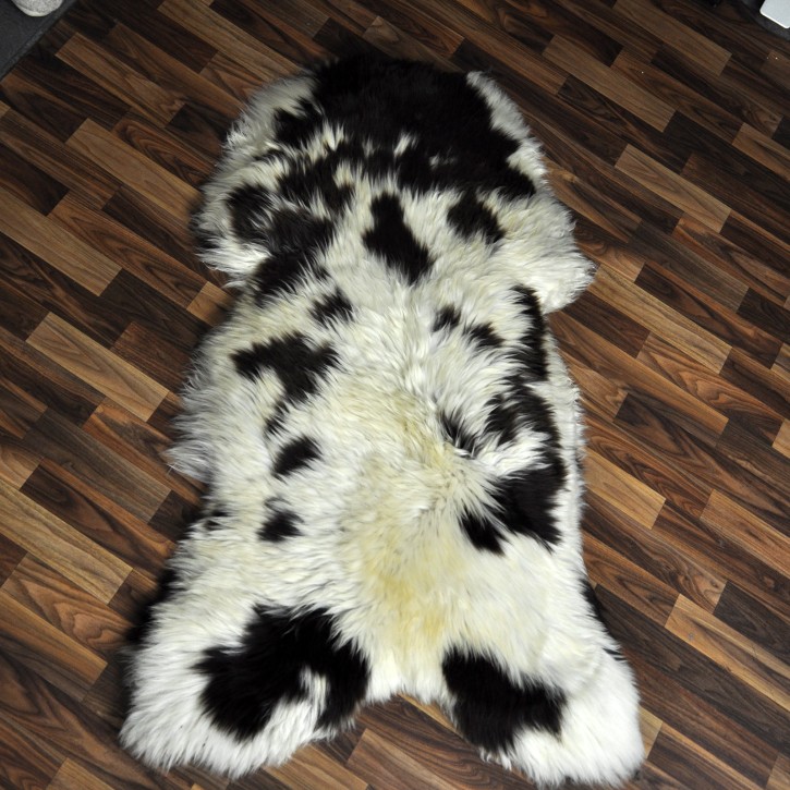 XXXL ÖKO Schaffell Lammfell beige braun 130x80 groß Kamin #9488